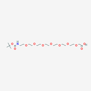 molecular formula C21H41NO11 B8222895 Boc-NH-PEG7-acetic Acid 