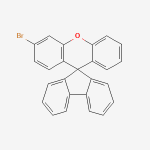 molecular formula C25H15BrO B8222903 3'-Bromospiro[fluorene-9,9'-xanthene] 