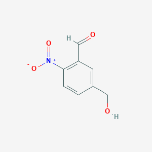 molecular formula C8H7NO4 B8222904 5-(Hydroxymethyl)-2-nitrobenzaldehyde 