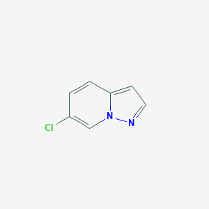 molecular formula C7H5ClN2 B8222979 6-氯吡唑并[1,5-a]吡啶 