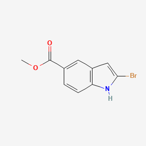 molecular formula C10H8BrNO2 B8223006 2-溴-1H-吲哚-5-甲酸甲酯 