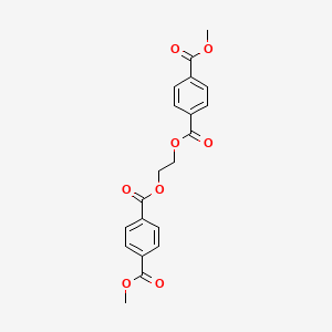 molecular formula C20H18O8 B8223106 O,O'-(Ethane-1,2-diyl) dimethyl diterephthalate 