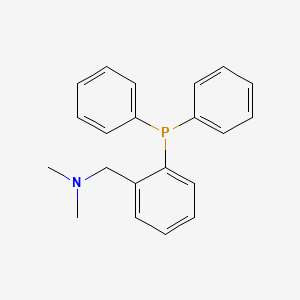 molecular formula C21H22NP B8223141 1-(2-(Diphenylphosphanyl)phenyl)-N,N-dimethylmethanamine CAS No. 53881-33-7