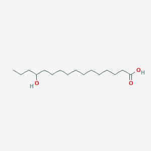 molecular formula C16H32O3 B8223200 13-Hydroxypalmitic acid CAS No. 59642-39-6