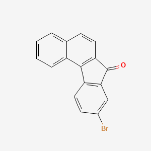 molecular formula C17H9BrO B8223298 9-Bromo-benzo[c]fluoren-7-one 