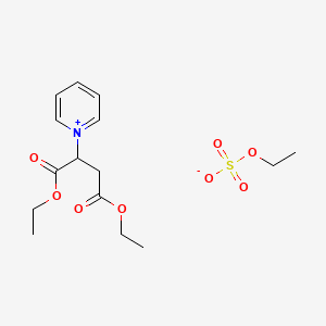 1-(1,4-Diethoxy-1,4-dioxobutan-2-yl)pyridin-1-ium ethyl sulfate