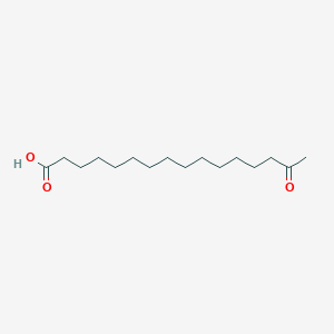 molecular formula C16H30O3 B8223437 15-氧代十六烷酸 