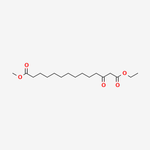 molecular formula C17H30O5 B8223481 1-Ethyl 14-methyl 3-oxotetradecanedioate 