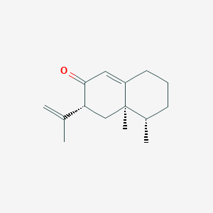 molecular formula C15H22O B082235 (3R,4aR,5S)-4a,5-二甲基-3-丙-1-烯-2-基-3,4,5,6,7,8-六氢萘-2-酮 CAS No. 13902-42-6