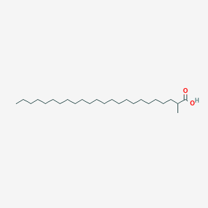 molecular formula C25H50O2 B8223533 2-Methyltetracosanoic acid CAS No. 62764-46-9