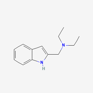 molecular formula C13H18N2 B8223560 (1H-Indole-2-ylmethyl)diethylamine 