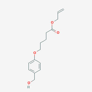 molecular formula C15H20O4 B8223598 Allyl 5-(4-(hydroxymethyl)phenoxy)pentanoate 