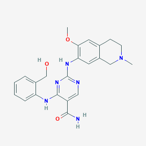 molecular formula C23H26N6O3 B8223665 Hpk1-IN-4 