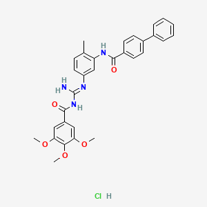 molecular formula C31H31ClN4O5 B8223684 MRT-83 (hydrochloride) 