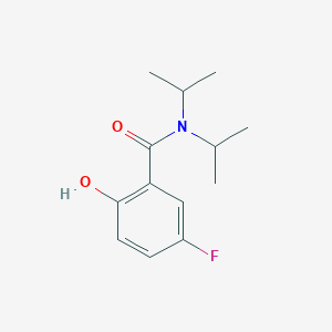 molecular formula C13H18FNO2 B8223696 5-Fluoro-2-hydroxy-N,N-diisopropylbenzamide 