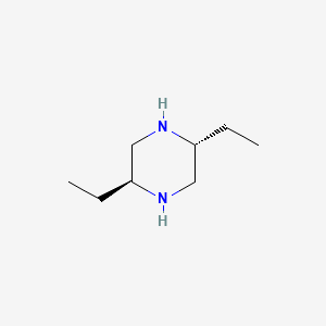 molecular formula C8H18N2 B8223699 (2S,5R)-2,5-Diethyl-piperazine 