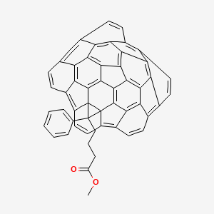 molecular formula C52H24O2 B8223850 Methyl 4-(29-phenyl-29-heptadecacyclo[10.8.8.813,17.55,28.04,22.08,32.09,30.016,40.020,35.021,36.023,33.024,37.025,31.026,38.027,41.028,30.034,39]hentetraconta-1(20),2,4,6,8,10,12,14,16,18,21,23,25(31),26,32,34,36,38,40-nonadecaenyl)butanoate 