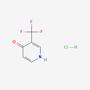 molecular formula C6H5ClF3NO B8223858 3-(Trifluoromethyl)pyridin-4(1H)-one hydrochloride 