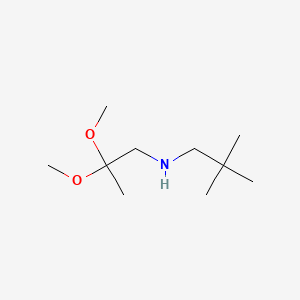 molecular formula C10H23NO2 B8224025 N-(2,2-Dimethoxypropyl)-2,2-dimethylpropan-1-amine 
