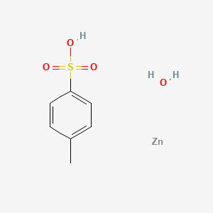 molecular formula C7H10O4SZn B8224036 4-Methylbenzenesulfonic acid;ZINC;hydrate 