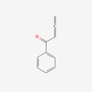molecular formula C10H8O B8224037 1-Phenylbuta-2,3-dien-1-one 