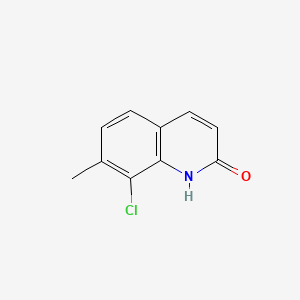 molecular formula C10H8ClNO B8224042 8-Chloro-7-methylquinolin-2(1H)-one 