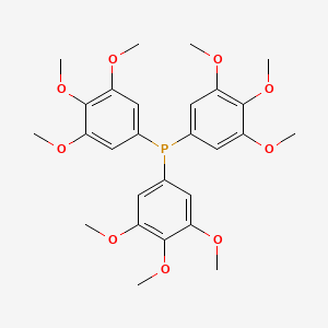 molecular formula C27H33O9P B8224168 Tris(3,4,5-trimethoxyphenyl)phosphine 
