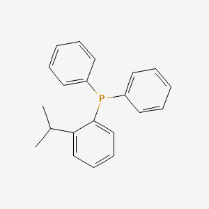 molecular formula C21H21P B8224183 Phosphine, [2-(1-methylethyl)phenyl]diphenyl- CAS No. 60998-16-5