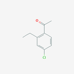 1-(4-Chloro-2-ethylphenyl)ethanone
