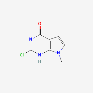 molecular formula C7H6ClN3O B8224215 CID 60144567 