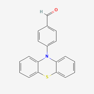 molecular formula C19H13NOS B8224281 4-(10H-phenothiazin-10-yl)benzaldehyde 