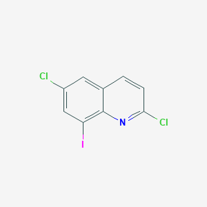 molecular formula C9H4Cl2IN B8224290 2,6-Dichloro-8-iodoquinoline 