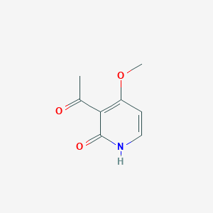 molecular formula C8H9NO3 B8224291 1-(2-Hydroxy-4-methoxypyridin-3-YL)ethanone 