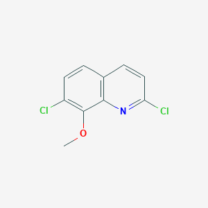 molecular formula C10H7Cl2NO B8224310 2,7-Dichloro-8-methoxyquinoline 