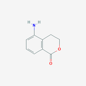 molecular formula C9H9NO2 B8224353 5-Aminoisochroman-1-one 