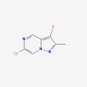 6-Chloro-3-iodo-2-methylpyrazolo[1,5-a]pyrazine