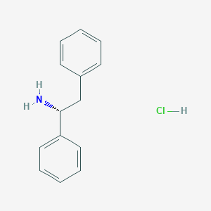 molecular formula C14H16ClN B8224398 (R)-1,2-二苯乙胺盐酸盐 