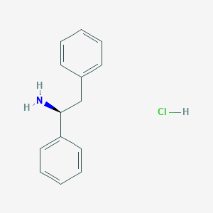 molecular formula C14H16ClN B8224401 (S)-1,2-Diphenylethanamine hydrochloride 