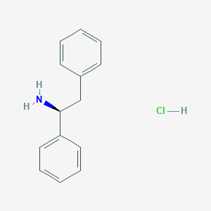 molecular formula C14H16ClN B8224401 (S)-1,2-二苯乙胺盐酸盐 