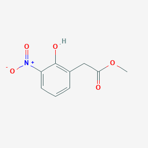 molecular formula C9H9NO5 B8224417 Methyl 2-(2-hydroxy-3-nitrophenyl)acetate 