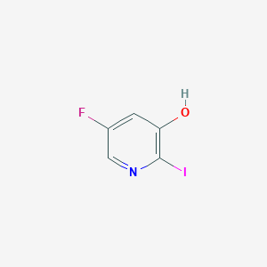 molecular formula C5H3FINO B8224434 5-Fluoro-2-iodopyridin-3-ol 