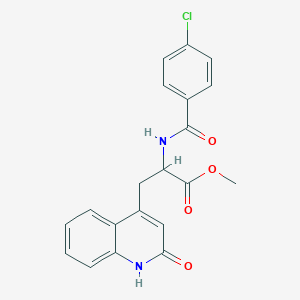 molecular formula C20H17ClN2O4 B8224534 Rebamipide methyl ester 