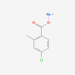 molecular formula C8H6ClNaO2 B8224543 Sodium 4-chloro-2-methylbenzoate CAS No. 203261-42-1