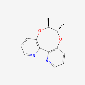 molecular formula C14H14N2O2 B8224570 (6S,7S)-6,7-Dimethyl-6,7-dihydro-[1,4]dioxocino[6,5-b:7,8-b']dipyridine 