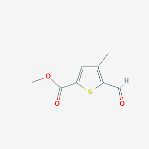 molecular formula C8H8O3S B8224636 Methyl 5-formyl-4-methylthiophene-2-carboxylate CAS No. 391936-75-7