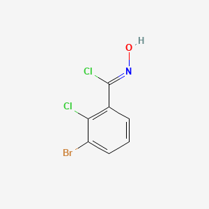 molecular formula C7H4BrCl2NO B8224724 (1Z)-3-bromo-2-chloro-N-hydroxybenzenecarboximidoyl chloride 