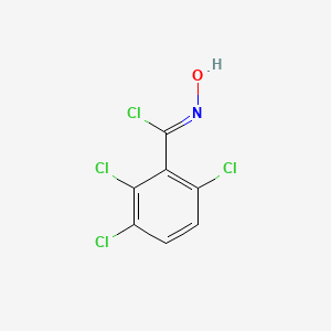 molecular formula C7H3Cl4NO B8224825 (1Z)-2,3,6-trichloro-N-hydroxybenzenecarboximidoyl chloride 