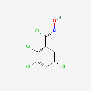 molecular formula C7H3Cl4NO B8224830 (1Z)-2,3,5-trichloro-N-hydroxybenzenecarboximidoyl chloride 