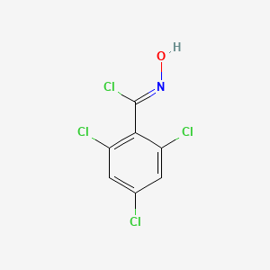 molecular formula C7H3Cl4NO B8224833 (1Z)-2,4,6-trichloro-N-hydroxybenzenecarboximidoyl chloride 