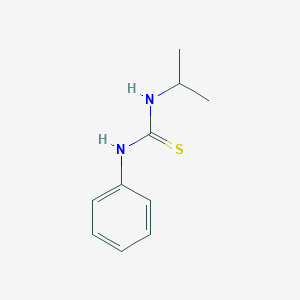 molecular formula C10H14N2S B082252 硫脲，N-(1-甲基乙基)-N'-苯基- CAS No. 15093-36-4
